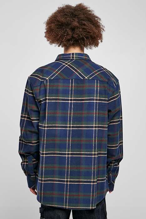 CHECKED MOUNTAIN SHIRT DARKBLUE/BOTTLEGREEN 2