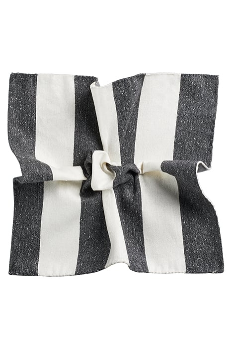 GREY STRIPES POCKET SQUARE 1