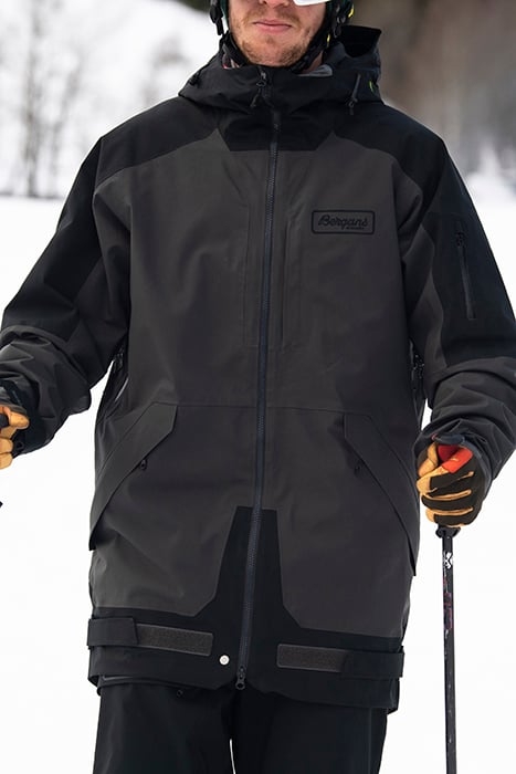 MYRKDALEN V2 INSULATED JKT SOLID CHARCOAL / BLACK / BE SEEN 2