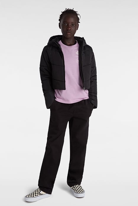 MTE FOUNDRY CROP HOODED PUFF GR BLACK 3