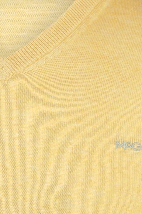 V-NECK SWEATER LEMON YELLOW 7