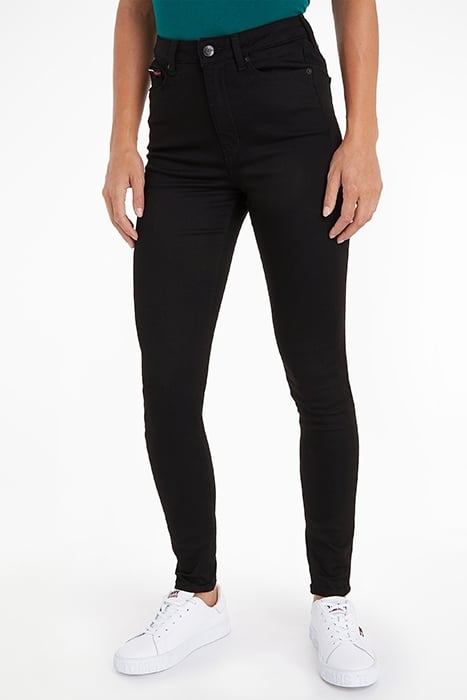 SYLVIA HR SUPER SKINNY JEANS BLACK 1
