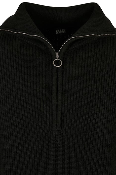 OVERSIZED KNITTED TROYER BLACK 8