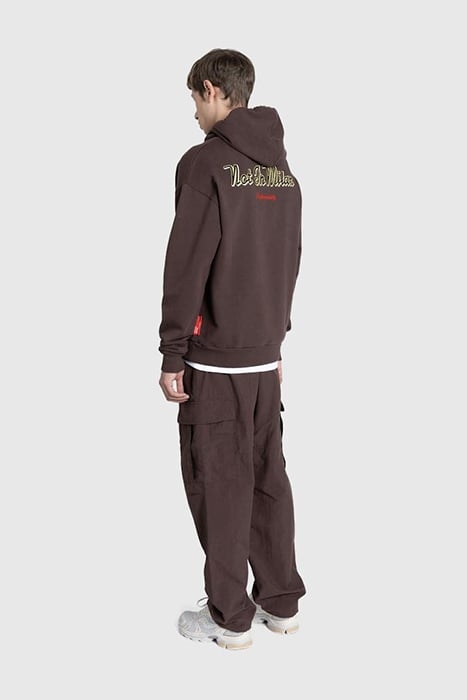 HIGHSNOBIETY – NOT IN MILAN HOODIE BROWN 3