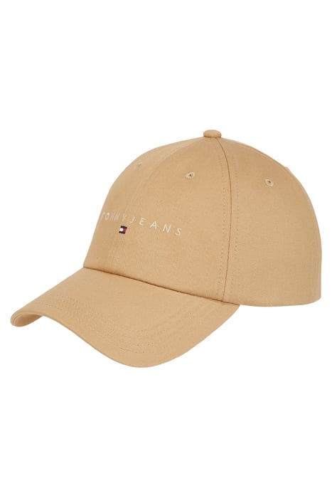 TJW LINEAR LOGO 6 PANEL CAP NATURAL KHAKI 1