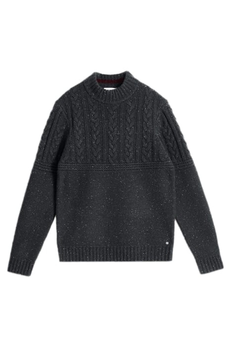 BERKLEY CREW NECK JUMPER CHARCOAL GREY 2