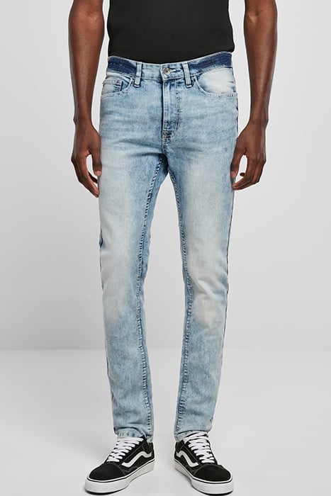 STRETCH SIGNATURE DENIM LT.SAND BLUE 1