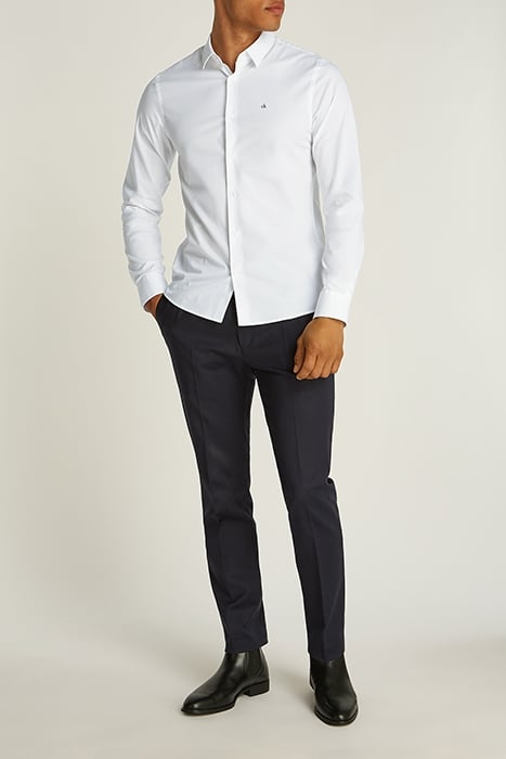 POPLIN STRETCH SLIM BRIGHT WHITE 3