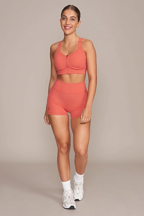 JANE - WOMEN'S HIGH WAIST SHORTY RED 3