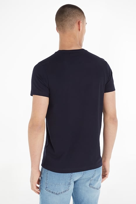 CORE STRETCH SLIM FIT V-NECK T-SHIRT DESERT SKY BLUE 2