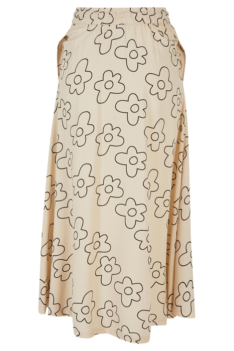 LADIES VISCOSE MIDI SKIRT SOFTSEAGRASSFLOWER 5