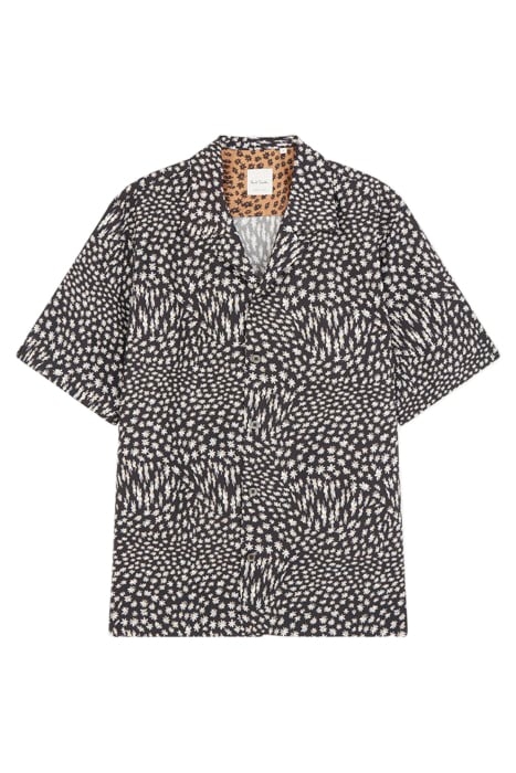 GENTS S/S TAILORED SHIRT BLACK 1