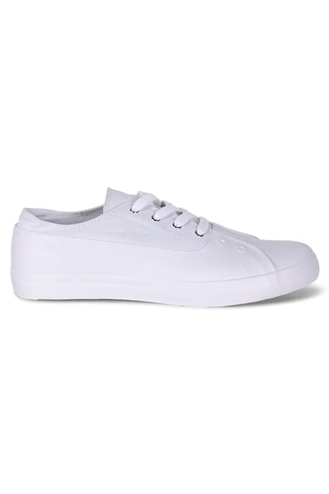 ALEX RUBBER CAN EYELET TRAINER WHITE 1