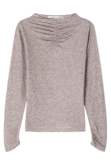 LAURIE MARL LONG-SLEEVED TOP GREY 3