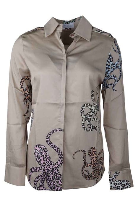 BLOUSE BEIGE WITH OCTOPUS BEIGE 1