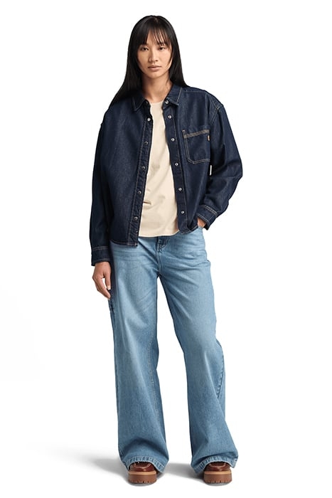 DENIM ESSENTIAL SHIRT AUTHENTIC INDIGO 3