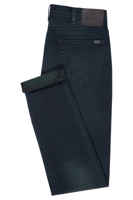 MENS SLIM FIT JEAN OVER DYED NAVY + WASH 2