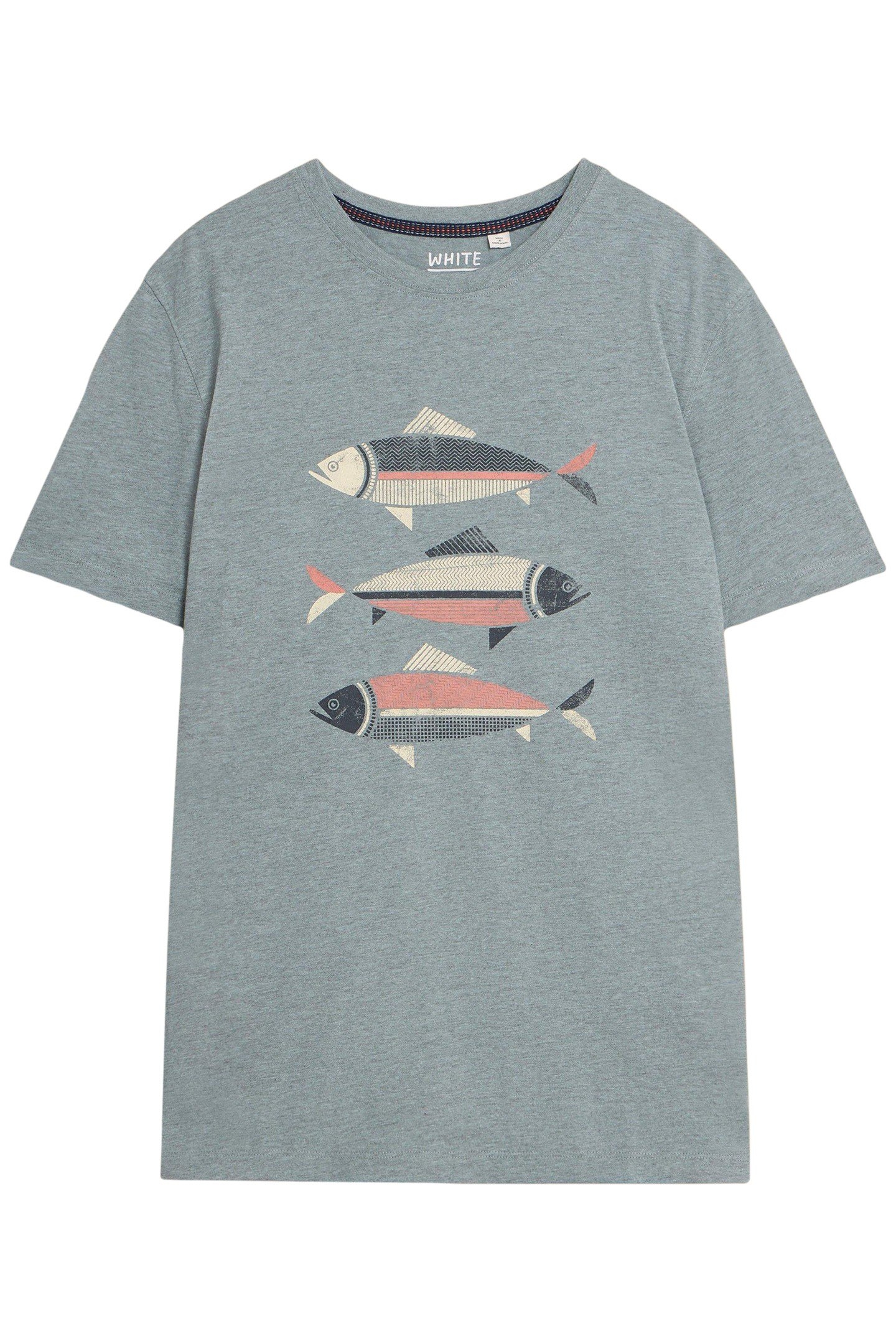 FISH GRAPHIC TEE DENIM PRINT 3