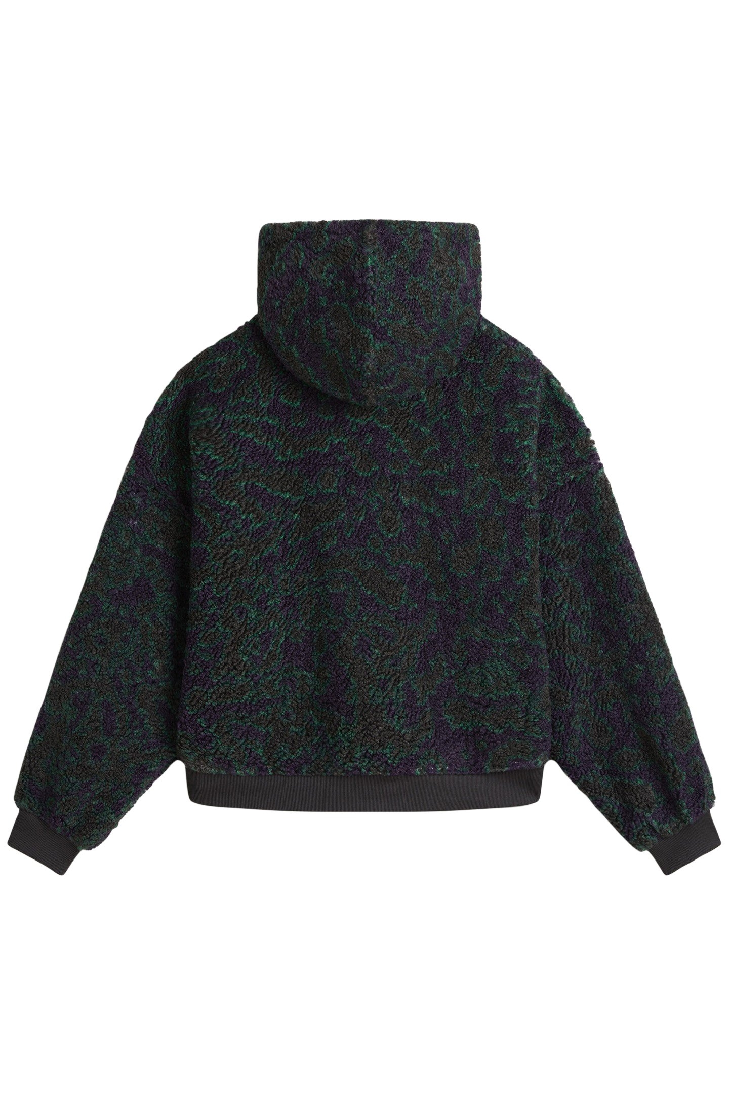 COLLETT BOUCLE LOOSE HOODIE ASPHALT 5