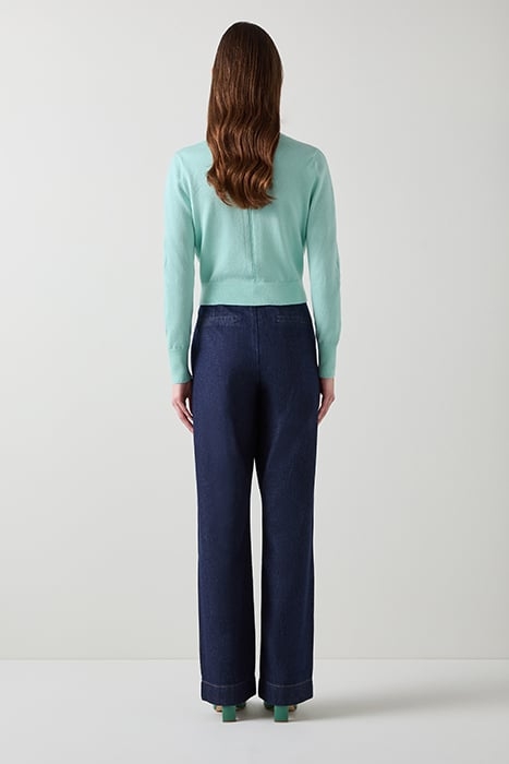 COCO METALLIC CARDIGAN PALE MINT 3