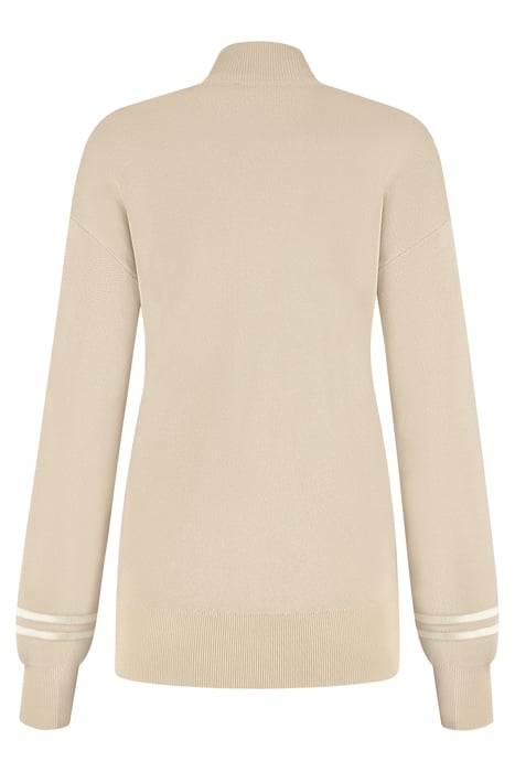 LOGO PATCH SWEATER HUMMUS 2