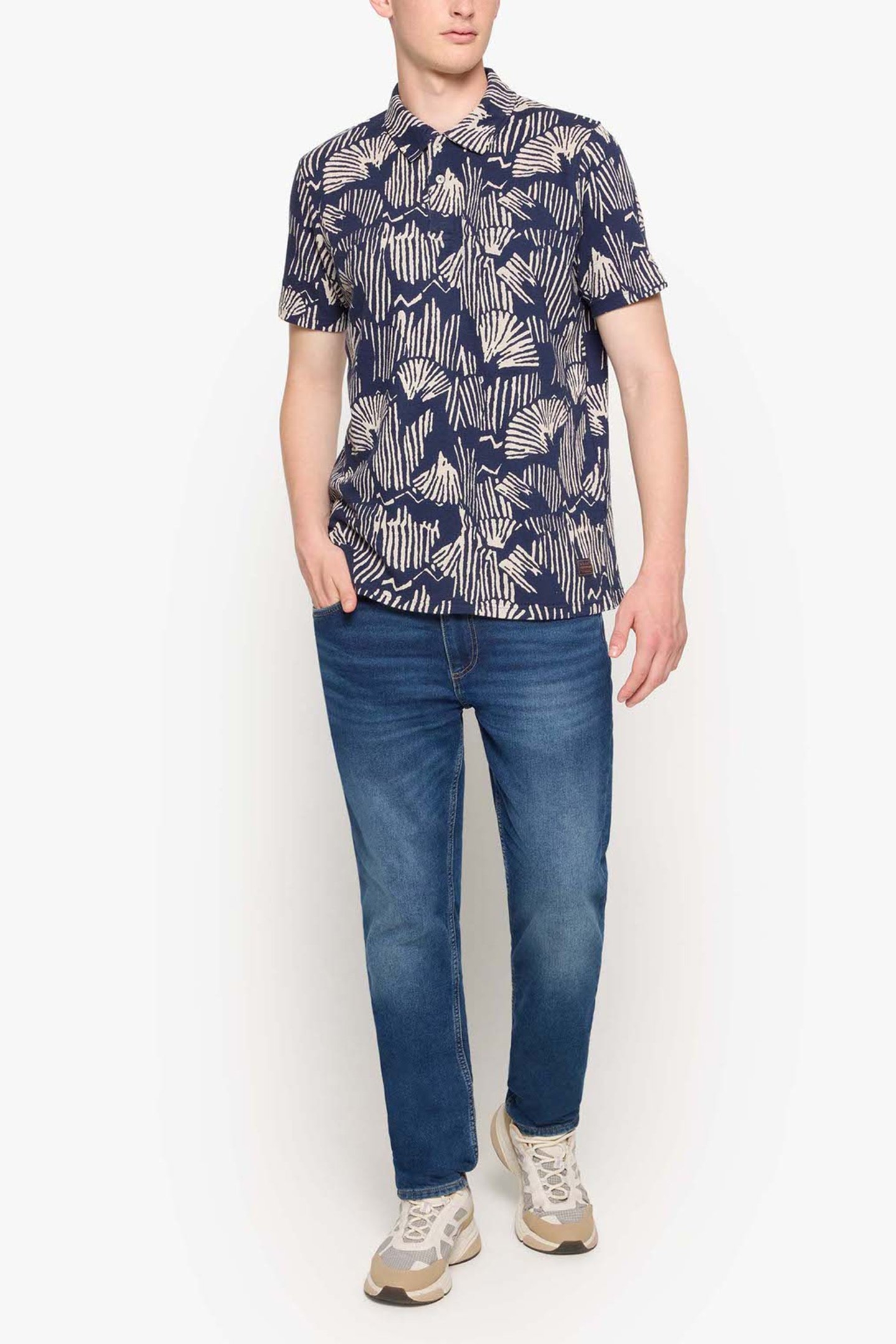 OTTOSI AOP POLO BLUE CAPTAIN 3