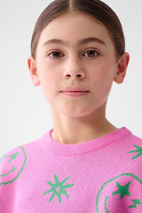 GAA-SBLIGHTNING SMILE KNIT PINK 6