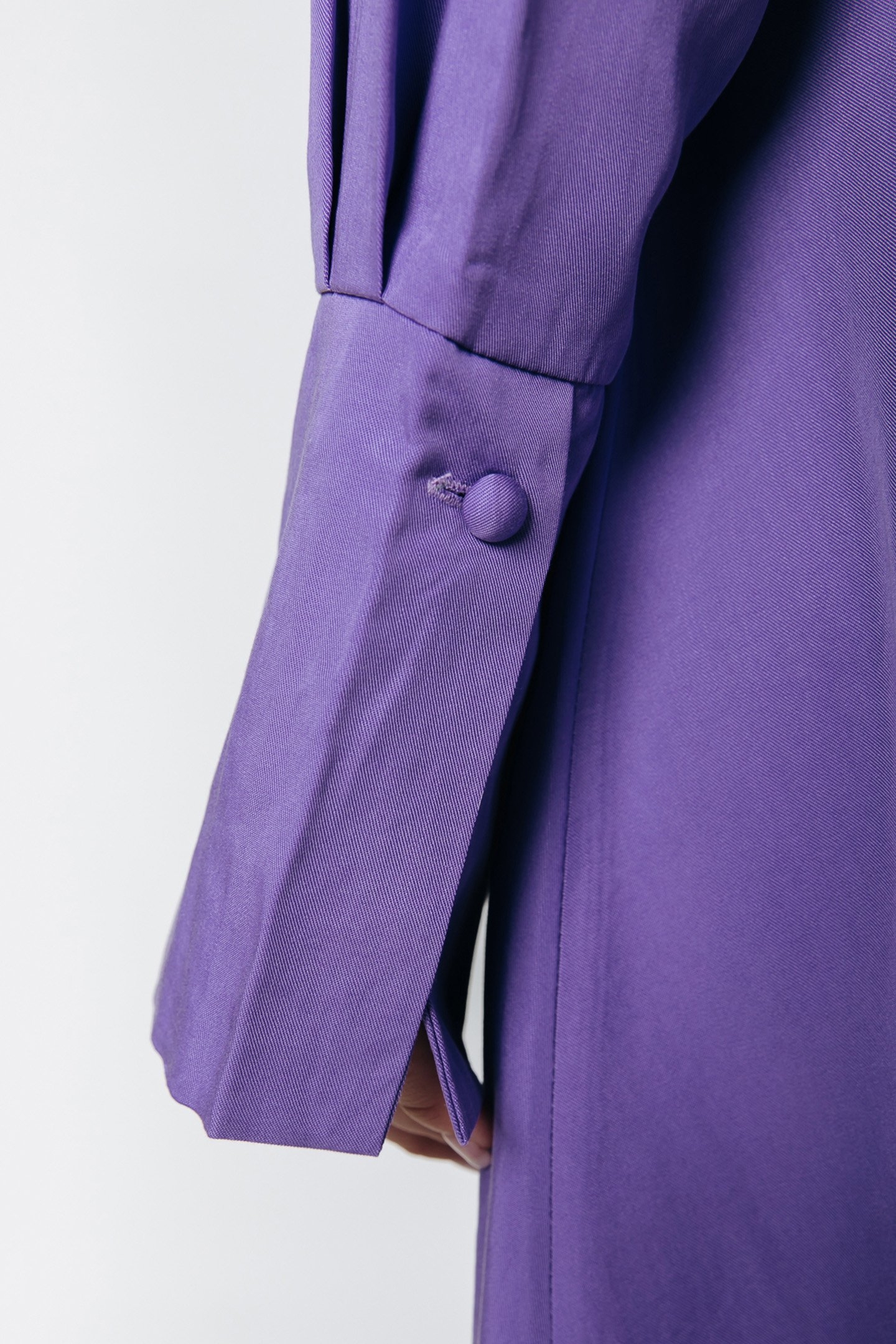 HETTE UNI WRAP MINI DRESS MEDIUM PURPLE 5