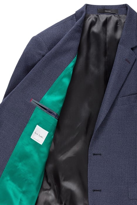 GENTS SLIM FIT 2 BTN JACKET PETROL BLUE 2