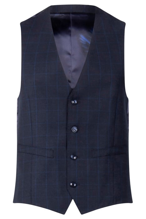 MB PUPPYTOOTH SUIT WAISTCOAT BLACK 1