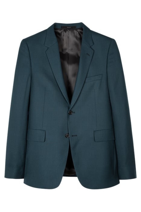 GENTS SLIM FIT 2 BTN JACKET BOTTLE GREEN 4