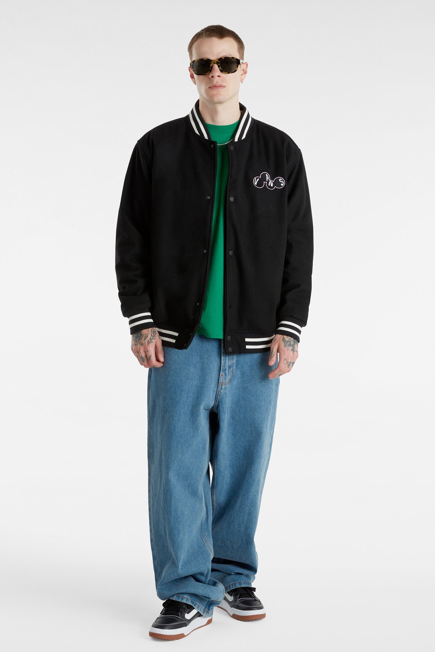 SCUTTLE BASEBALL JACKET BLACK 3