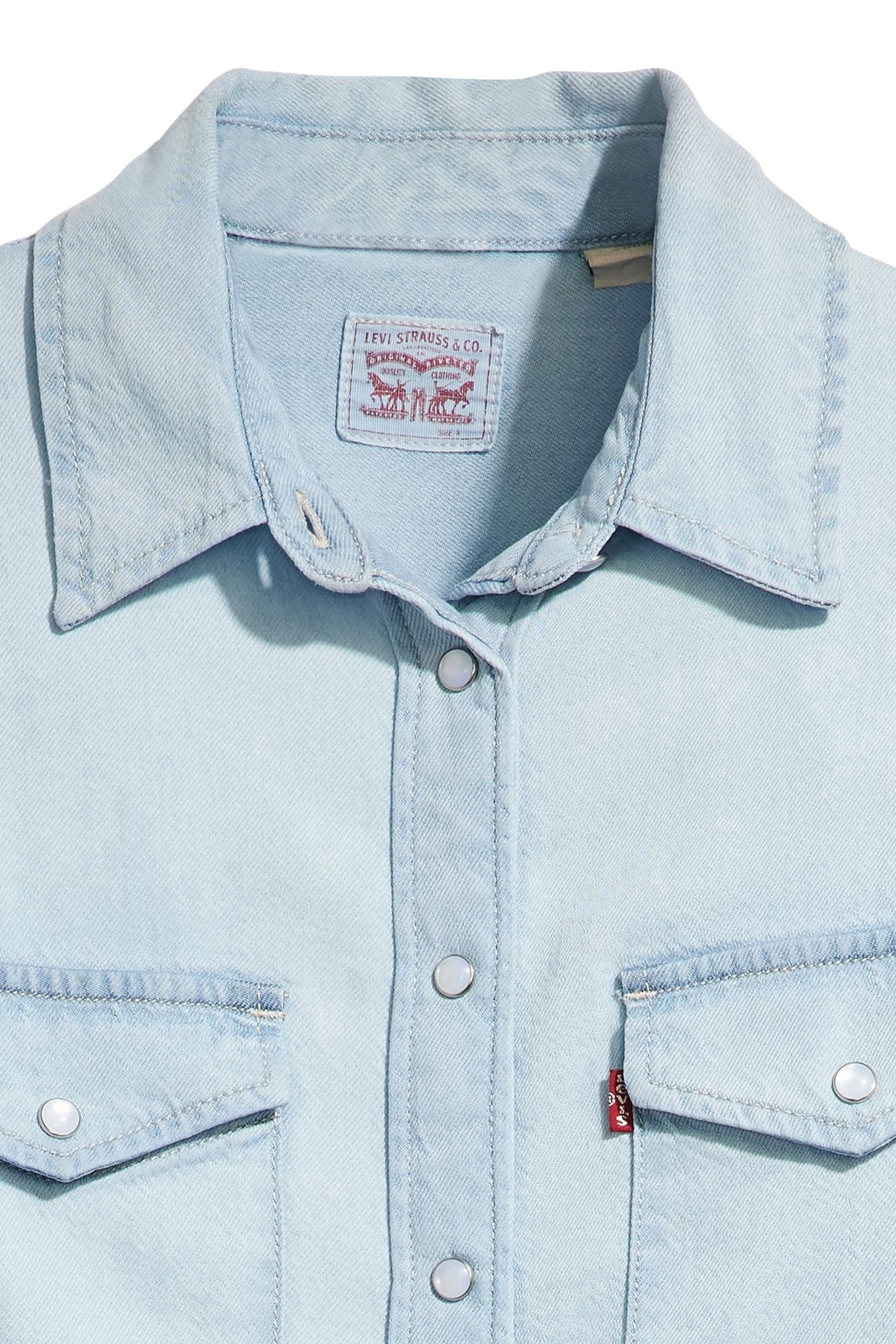ICONIC WESTERN DENIM SHIRT IN COOL POOLE 6