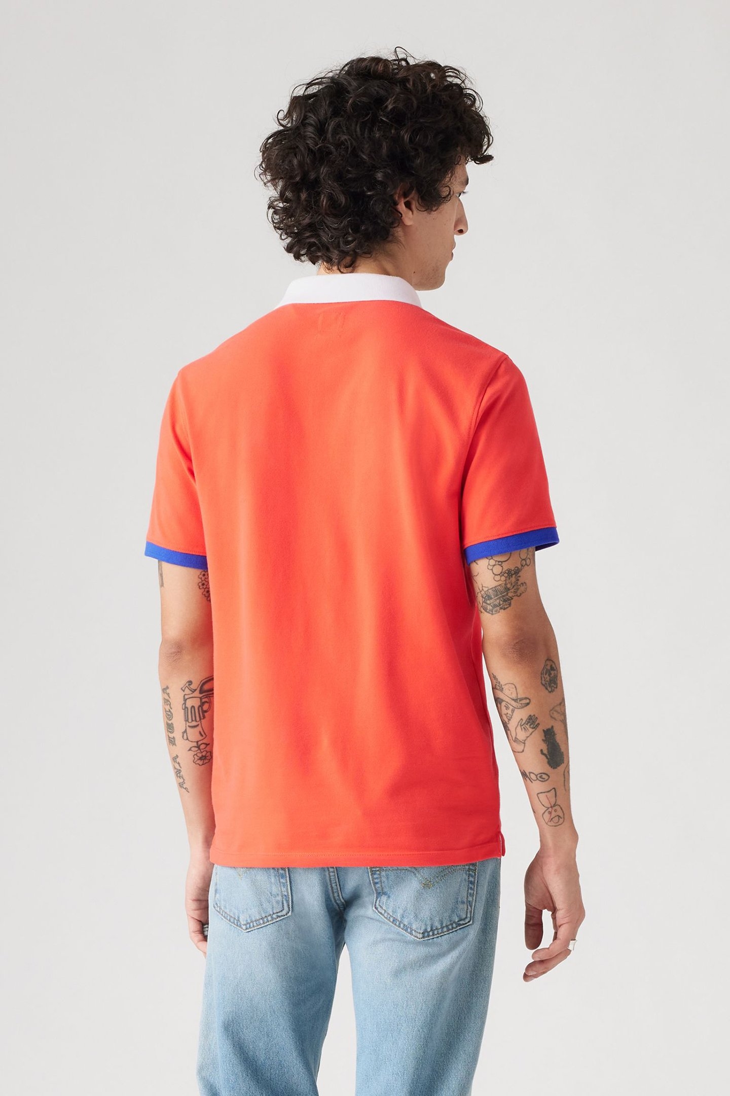 SLIM HOUSEMARK POLO RACING RED PIQUE 2