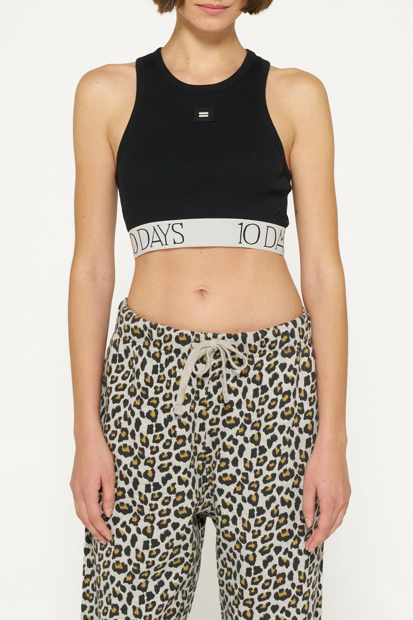 TANK TOP RIB BRA BLACK 1