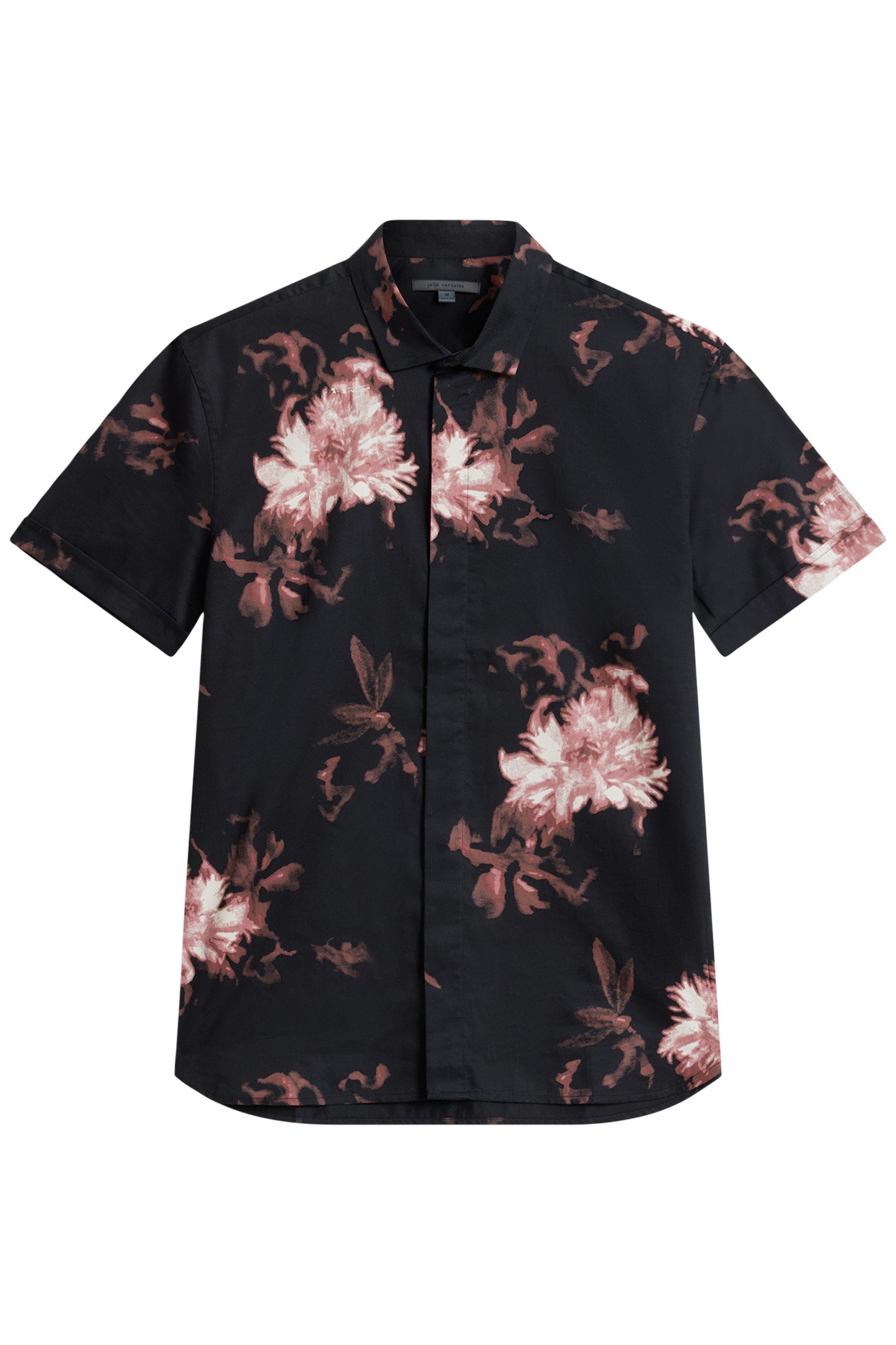 LOREN SLIM FIT SS SPORT SHIRT CRANBERRY 2