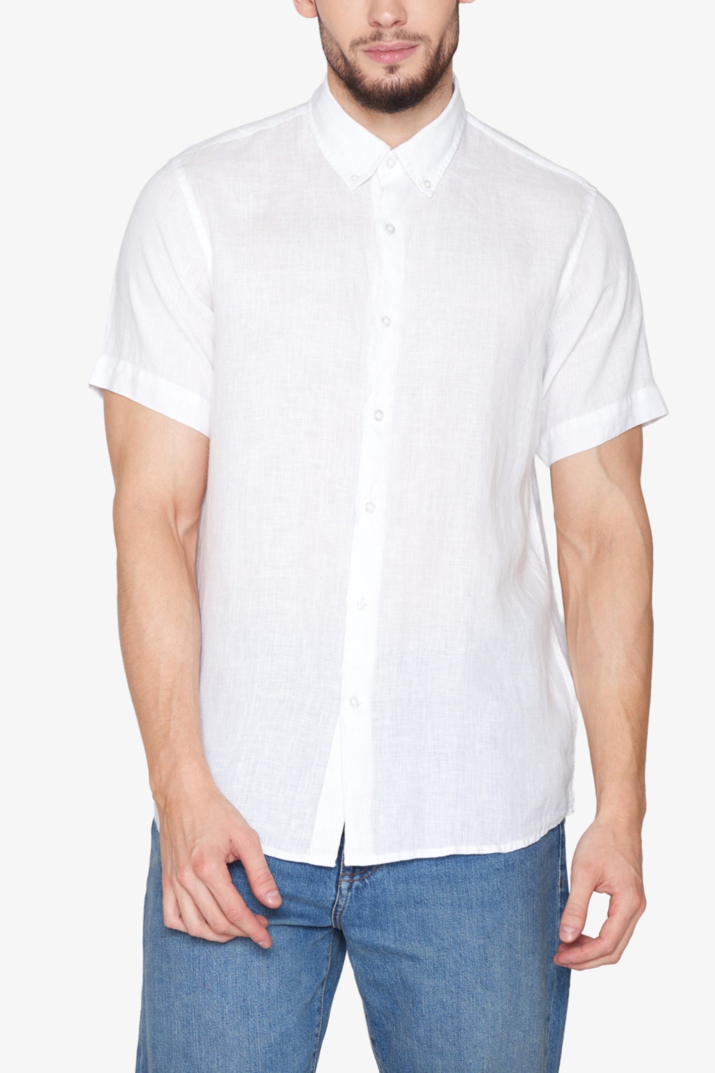 THERKELSI LINEN/COTTON WHITE 1