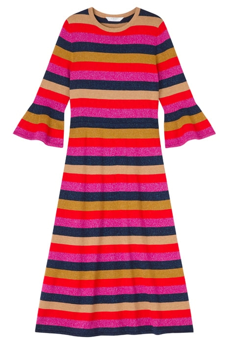 ALICE METALLIC MIDI DRESS RAINBOW 4