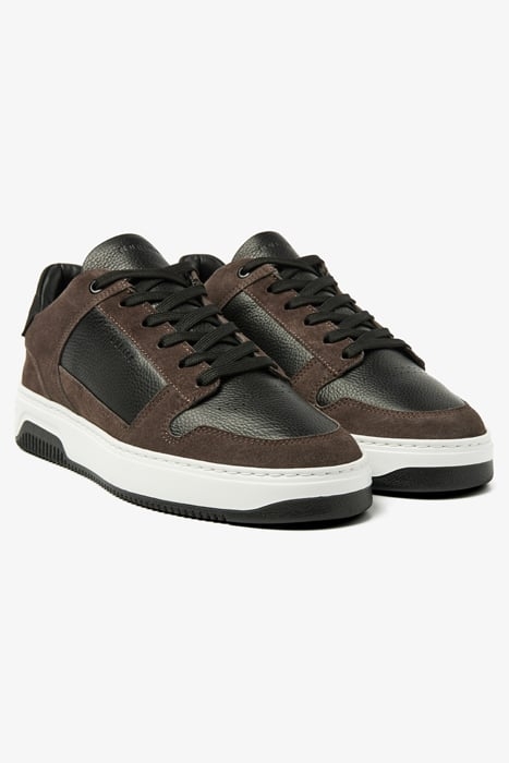 BASKET COURT (M) DK GREY SUEDE - BLACK 1