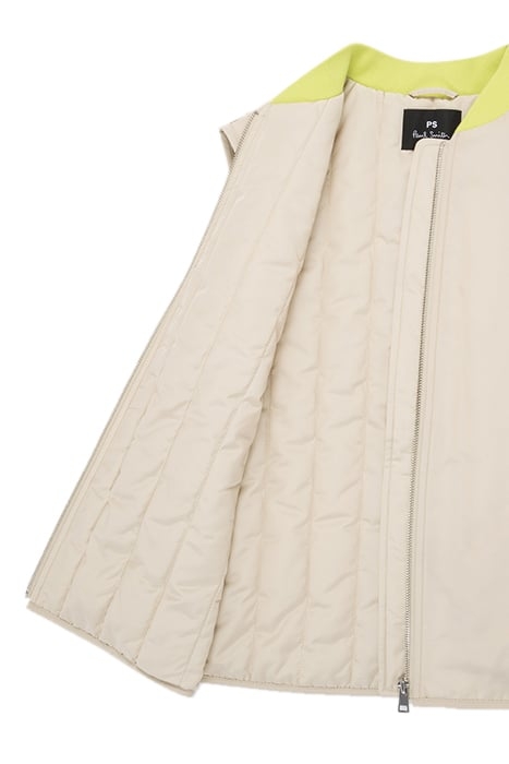 WOMENS GILET CREAM 3