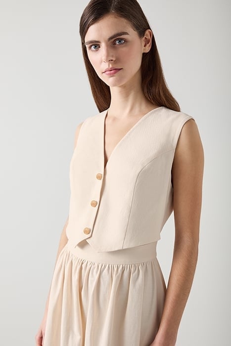 PERNILLE MIDI MIDI DRESS ECRU 5