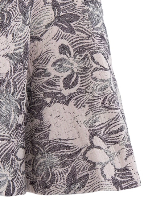 GIRL'S ECRU FLORAL JACQUARD MAXI SKATER SKIRT 5