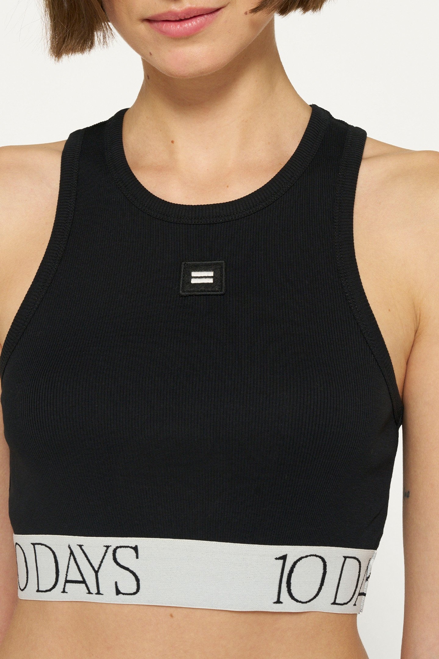 TANK TOP RIB BRA BLACK 4