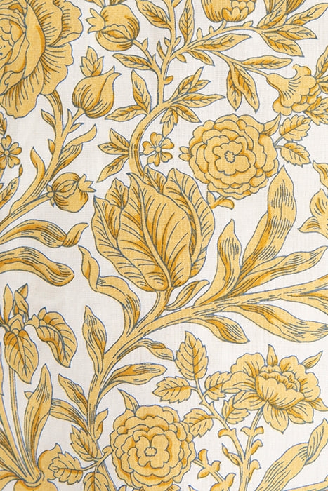 BOY'S YELLOW SHIRT WITH BAROQUE FLOWER PRINT 6