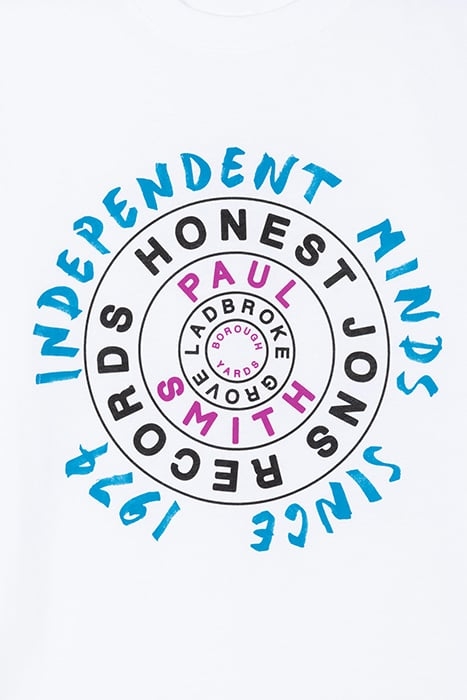 MENS REG FIT T SHIRT HONEST JOHNS WHITE 5