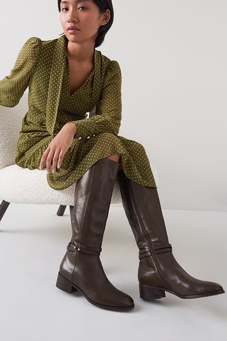 BENA RIDING BOOTS CHOCOLATE 2