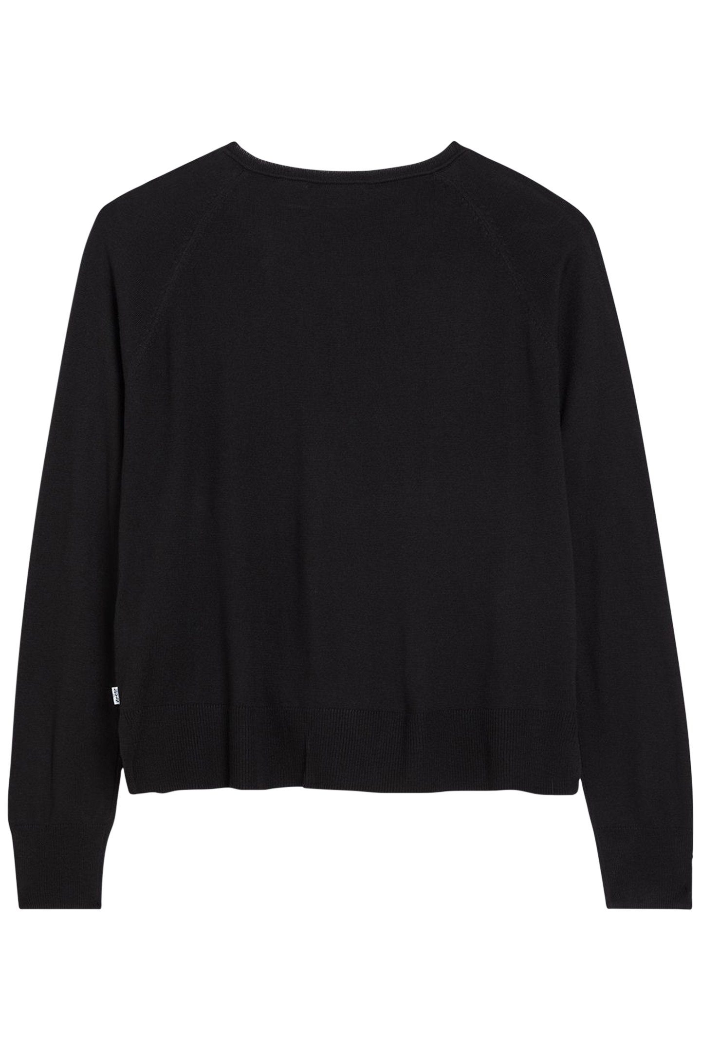 PETAL VNECK SWEATER CAVIAR TRIBLEND 4