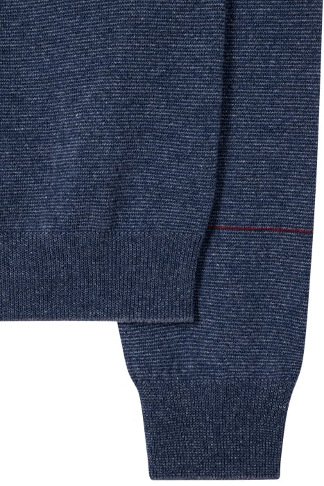 MENS SWEATER CREW NECK INKY BLUE 4