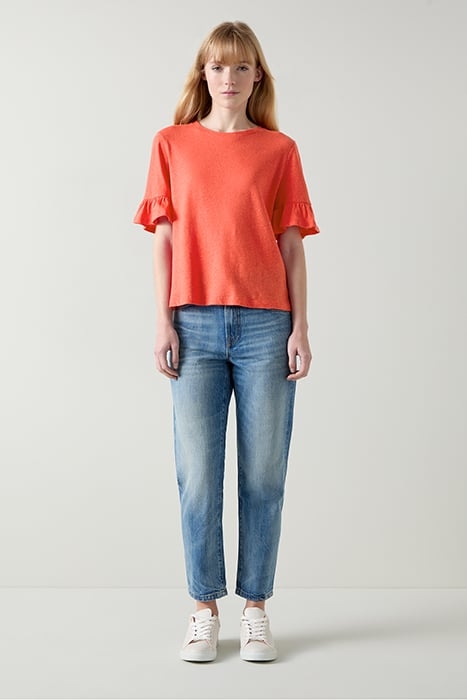 GENE LINEN T-SHIRT STRAWBERRY 1