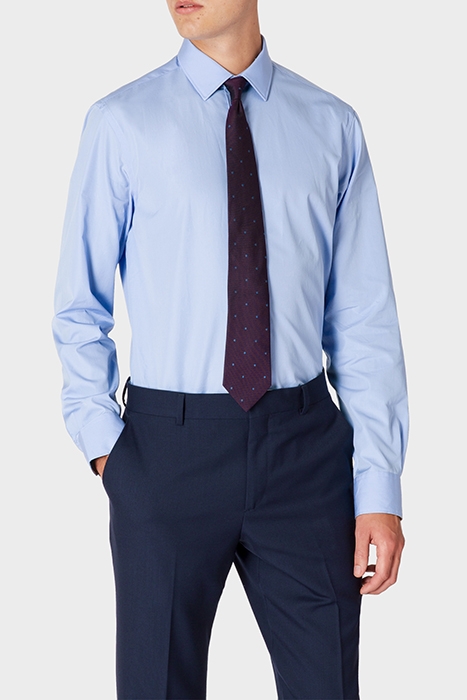 GENTS S/C TAILORED SHIRT BLUE 1